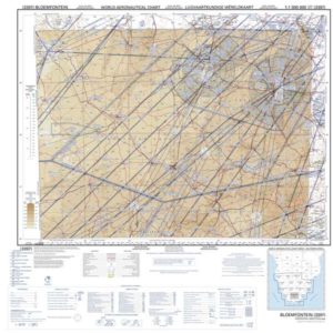 Bloemfontein Map - 1:1000000