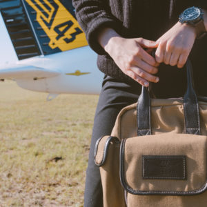 43 Flight Bag - Beige Canvas